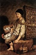 CERUTI, Giacomo Boy with a Basket oil painting on canvas